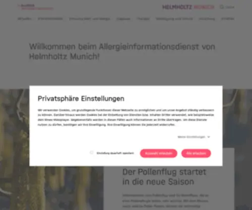 Allergieinformationsdienst.de(Allergieinformationsdienst) Screenshot