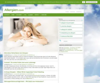 Allergien.com(Allergien) Screenshot