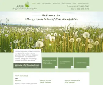 Allergiesnh.com(Aanh) Screenshot