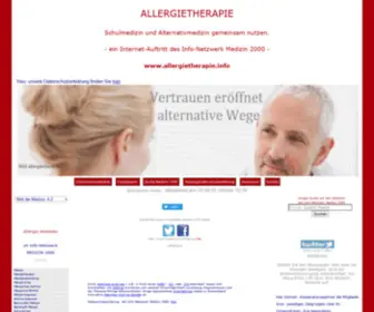 Allergietherapie.info(Allergie Therapie) Screenshot