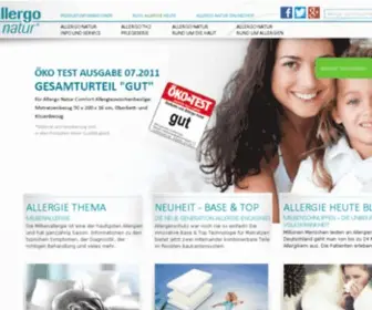 Allergo-Natur.de(Allergo Natur Allergiker Shop) Screenshot