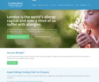 Allergy-Clinic.co.uk(Allergy Testing Clinic) Screenshot