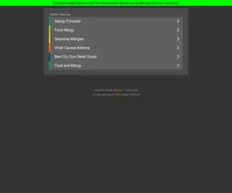 Allergy-Network.co.uk(Allergy and Allergies Agency of London) Screenshot