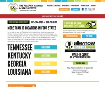 Allergyasc.com(The Allergy) Screenshot