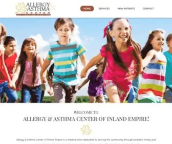 Allergyasthmactr.com(Allergy & Asthma Center of Inland Empire) Screenshot