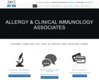 Allergyclinical.com(Allergist & Immunologist) Screenshot