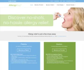 Allergyeasy.com(Sublingual Immunotherapy) Screenshot