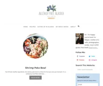 Allergyfreealaska.com(Gluten Free Dairy Free Recipes) Screenshot