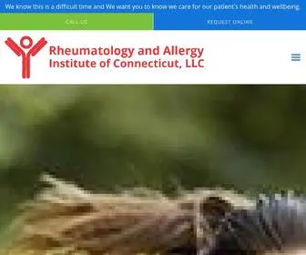 Allergyinstitute.org(Rheumatology and Allergy Institute of Connecticut) Screenshot