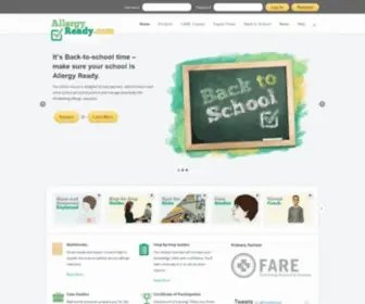 Allergyready.com(Allergy) Screenshot