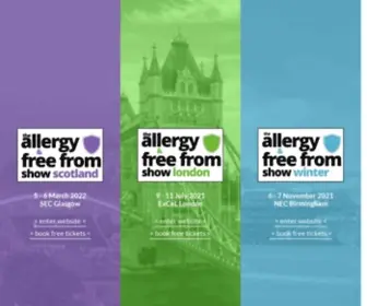 Allergyshow.co.uk(The Allergy & Free From Shows) Screenshot