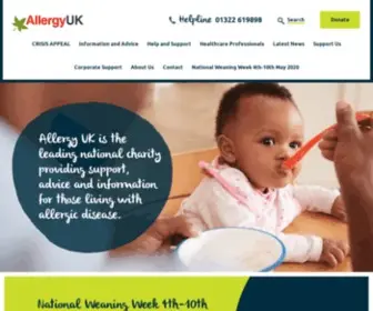 Allergyuk.org(Allergy UK) Screenshot
