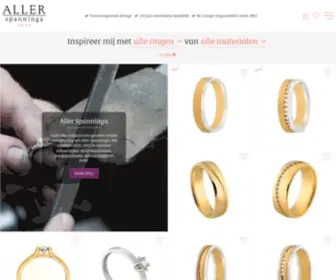 Allerspanninga.com(Ambachtelijke ringen voor ieder moment) Screenshot