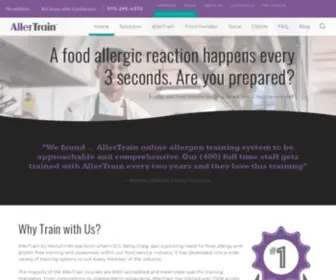 Allertrain.com(Find the Training Resources You Need for Your Kitchen Operation) Screenshot