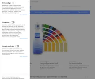 Alles-IM-Lackshop.de(Autolack Spraydosen kaufen Kratzer entfernen) Screenshot