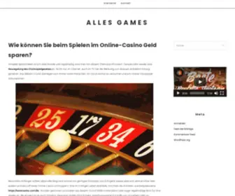 Allesgames.net(AllesGames keywords) Screenshot