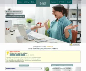 Allesindruck.de(Geschäftsausstattung) Screenshot