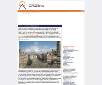 Allesoverantwerpen.nl(Alles over Antwerpen) Screenshot