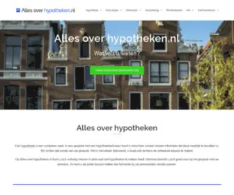 Allesoverhypotheken.nl(Alles over hypotheken) Screenshot