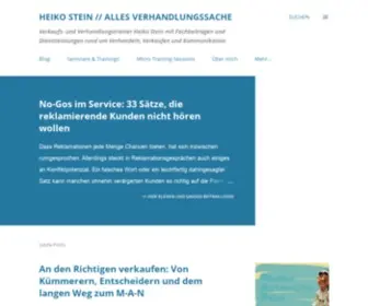 Allesverhandlungssache.info(Heiko Stein // Alles Verhandlungssache) Screenshot