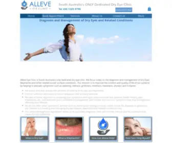 Alleveeyeclinic.com.au(Alleve Eye Clinic) Screenshot