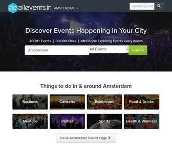 Allevents.in(Discover Events Happening in Your City) Screenshot