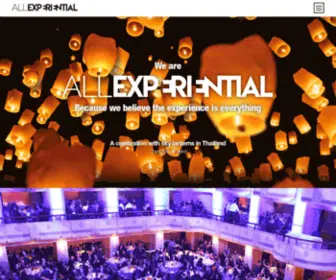 Allexperiential.com(All Experiential) Screenshot