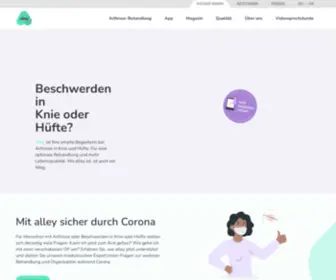 Alley.de(Alley Arthrose App) Screenshot