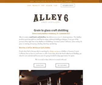 Alley6.com(Craft Whiskey) Screenshot