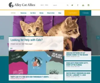 Alleycat.org(Alley Cat Allies) Screenshot