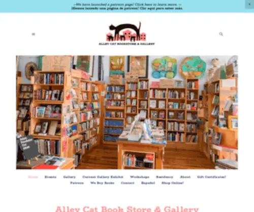 Alleycatbookshop.com(Alleycatbookshop) Screenshot