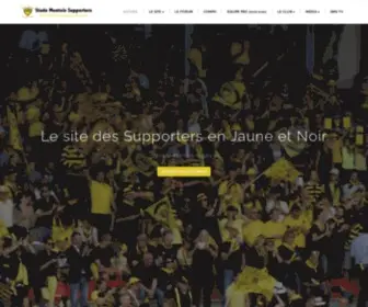 Allezlestademontois.fr(Allez le Stade Montois) Screenshot