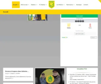 Alleznantescanaris.com(Allez Nantes Canaris Club des supporters du FC Nantes) Screenshot