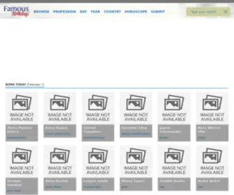 Allfamousbirthday.com(allfamousbirthday) Screenshot