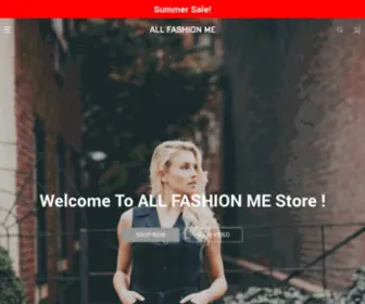 Allfashionme.com(Buy Fashion Clothes & Accessories for Men & Women) Screenshot