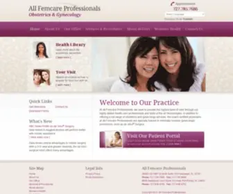 Allfemcareprofessionals.com(Allfemcareprofessionals) Screenshot