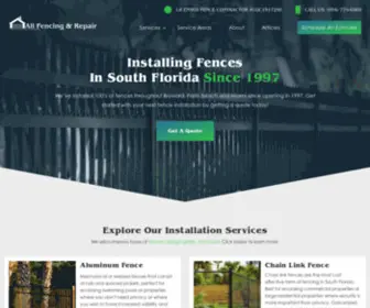Allfencingandrepair.net(All Fencing & Repair) Screenshot