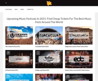 Allfestivaltickets.org(Upcoming Music Festivals in 2021) Screenshot