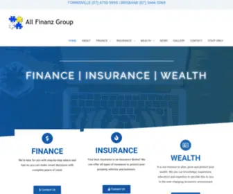 Allfinanzgroup.com.au("Your local finance) Screenshot