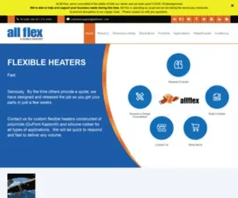 Allflexheaters.com(Flexible Heaters by All Flex Flexible Circuits) Screenshot