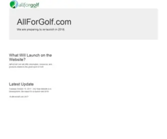 Allforgolf.com(Allforgolf) Screenshot