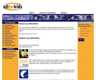 Allforkids.nl(Alles voor (aanstaande)Mamma's & Pappa's) Screenshot
