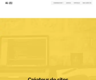 Allforweb.fr(Créateur de sites conversion first) Screenshot