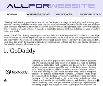 Allforwebsite.com(Website) Screenshot