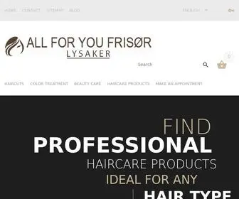 Allforyoufrisor.no(All) Screenshot