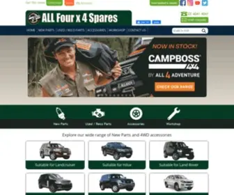 Allfourx4.com.au(4x4 Parts & 4WD Parts Sydney) Screenshot