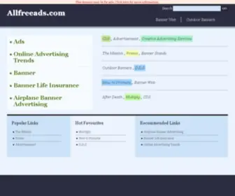 Allfreeads.com(Shop for over 300) Screenshot