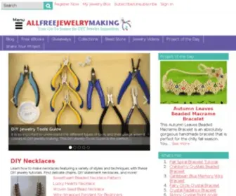 Allfreebeadedjewelry.com(Learn How to Make Jewelry) Screenshot