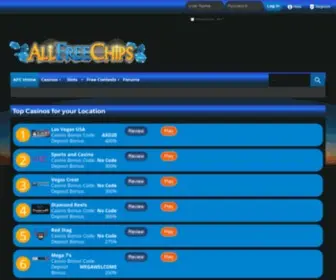 Allfreechips.com Screenshot
