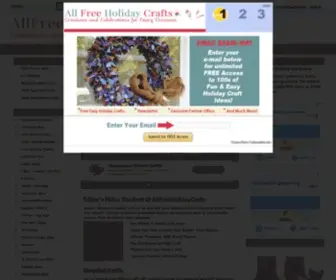Allfreeholidaycrafts.com(Free Easy Holiday Crafts Including Halloween Crafts) Screenshot